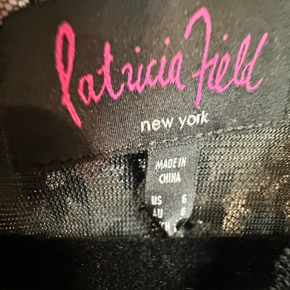 Patricia Field Black Lace Fit & Flare Dress – Size 6 – EUC - Picture 5 of 5